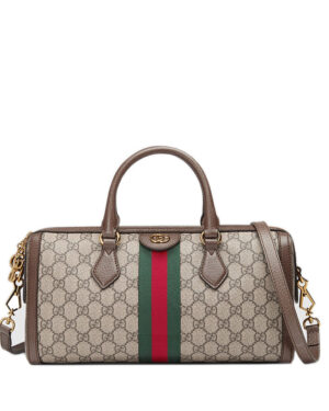 Gucci Ophidia GG medium top handle bag 524532 Dark Coffee