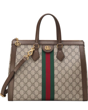Gucci Ophidia GG medium top handle bag 524537 Dark Coffee