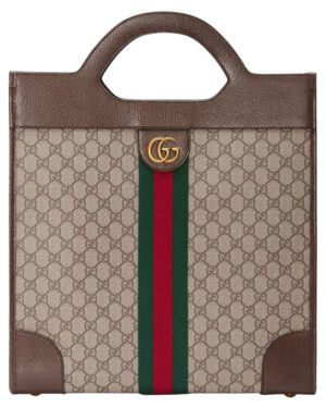 Gucci Ophidia GG medium top handle tote 547941 Dark Coffee