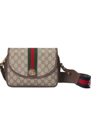 Gucci Ophidia Mini GG Shoulder Bag 722117 Dark Coffee