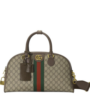 Gucci Savoy Medium Bowling Bag 723309 Dark Coffee