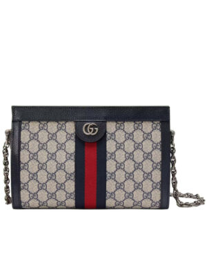 Gucci Ophidia GG Small Shoulder Bag 503877 Dark Blue