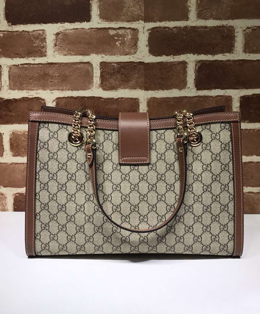 Gucci Padlock medium GG shoulder bag 479197 Coffee - Image 3