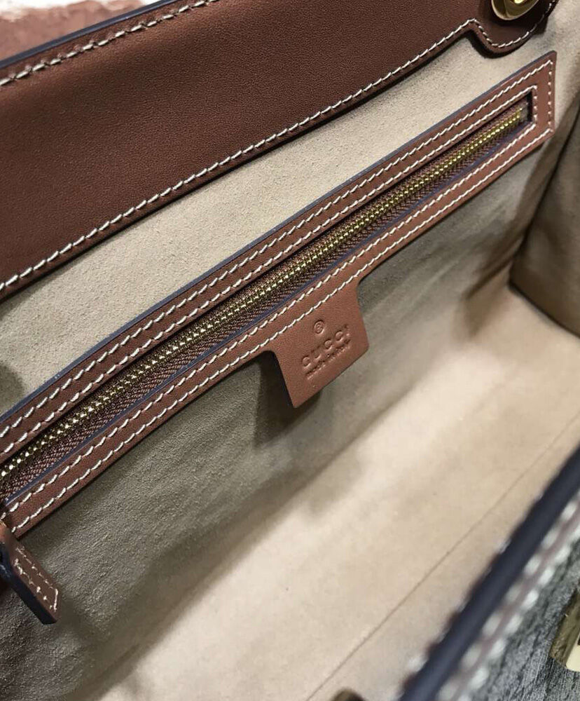 Gucci Padlock medium GG shoulder bag 479197 Coffee - Image 5