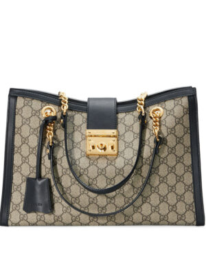 Gucci Padlock medium GG shoulder bag 479197 Black