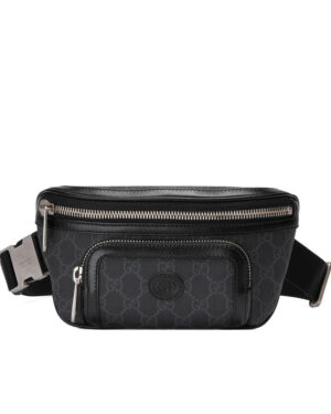 Gucci Belt bag with Interlocking G 682933 Black