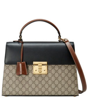 Gucci Padlock Signature Top Handle Black