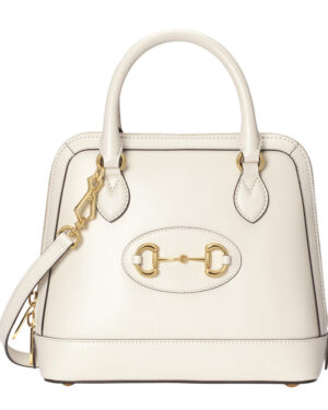 Gucci 1955 Horsebit small top handle bag 621220 White