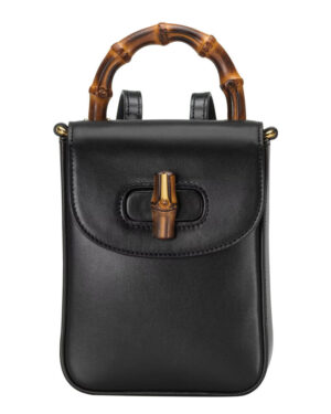 Gucci Bamboo Mini Handbag 702106 Black