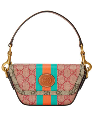 Gucci GG Top Handle Mini Bag With Web 723762 Red