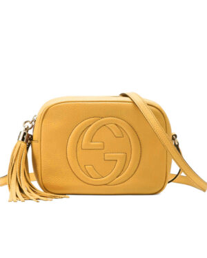 Gucci Soho small leather disco bag 308364 Yellow