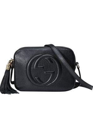 Gucci Soho small leather disco bag 308364 Black