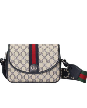 Gucci Ophidia Mini GG Shoulder Bag 722117 Blue