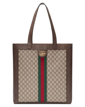 Gucci Ophidia soft GG Supreme large tote 519335 Coffee
