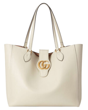 Gucci Medium Tote With Double G 649577 Cream