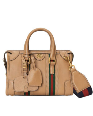 Gucci Mini Canvas Top Handle Bag 715771 Brown