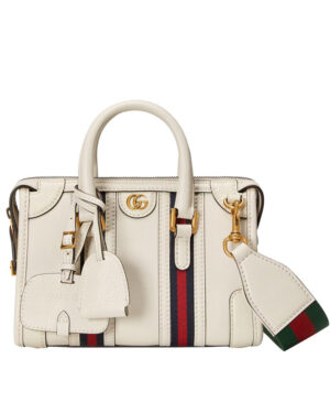 Gucci Mini Canvas Top Handle Bag 715771 White