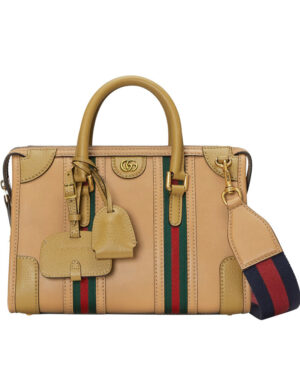 Gucci Small Canvas Top Handle Bag 715772 Coffee