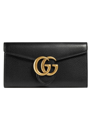 Gucci GG Marmont Continental Wallet 400586 Black