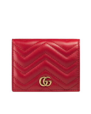 Gucci GG Marmont Card Case 443125 Red