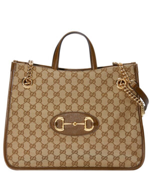 Gucci 1955 Horsebit Medium Tote 621144 Coffee