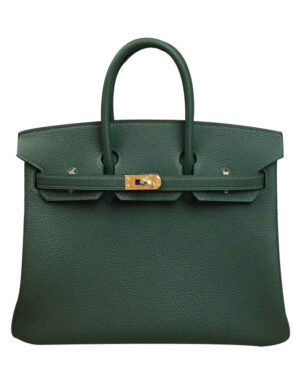Hermes Birkin 25 Togo Leather Green