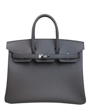 Hermes Birkin 25 Togo Leather Dark Gray