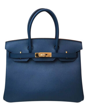 Hermes Birkin 30 Epsom Leather Dark Blue