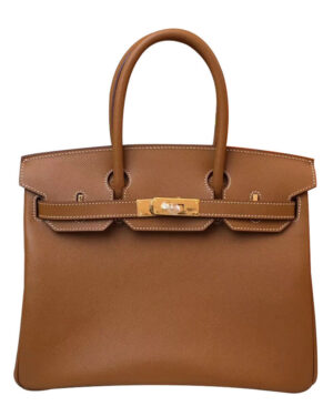 Hermes Birkin 30 Epsom Leather Light Coffee