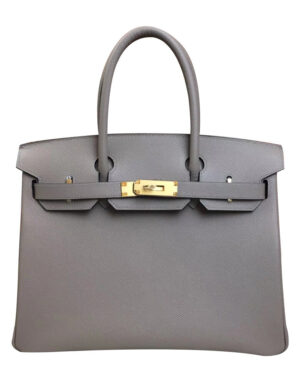 Hermes Birkin 30 Epsom Leather Light Gray