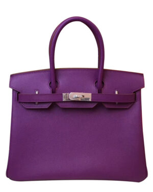 Hermes Birkin 30 Epsom Leather Purple