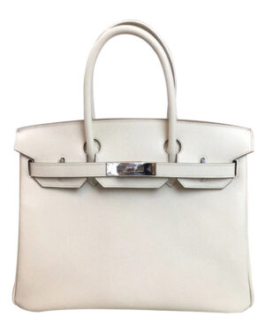 Hermes Birkin 30 Epsom Leather White