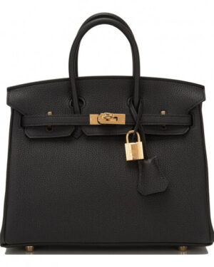 Hermes Birkin 30 Bag Togo Leather Black