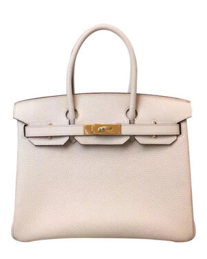 Hermes Birkin 35 Bag Togo Leather Cream