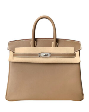 Hermes Birkin 25 Swift Leather Gray