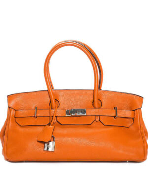 Hermes Birkin 42 Togo Handbag Orange