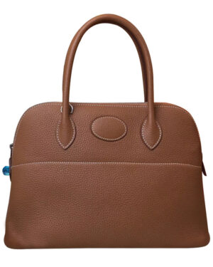 Hermes Bolide 31 Togo Leather Light Coffee
