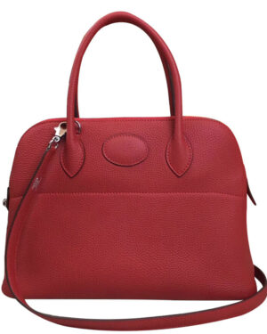 Hermes Bolide 31 Togo Leather Red