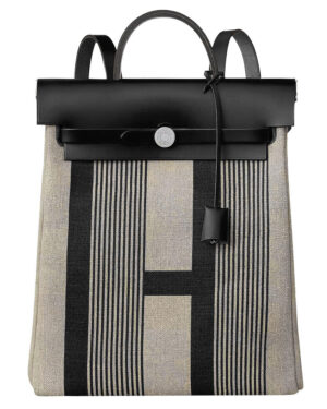 Hermes Herbag A Dos Zip Retourne Backpack Black
