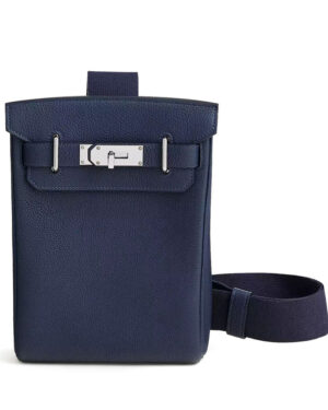 Hermes Hac a Dos PM Backpack H083589 Dark Blue