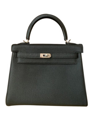 Hermes Kelly Bag 25 Togo Leather Black