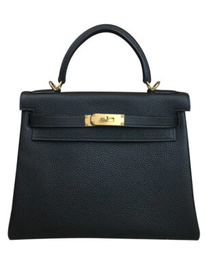 Hermes Kelly Bag 28 Togo Leather Black