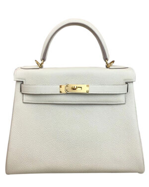 Hermes Kelly Bag 28 Togo Leather Cream