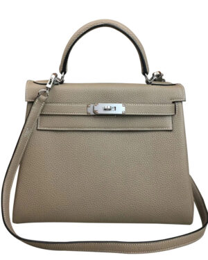Hermes Kelly Bag 32 Togo Leather Gray