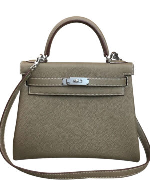 Hermes Kelly Bag 32 Togo Leather Dark Gray