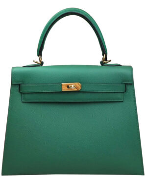 Hermes Kelly Bag 28 Epsom Leather Green