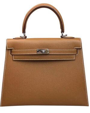 Hermes Kelly Bag 28 Epsom Leather Light Coffee