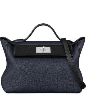Hermes Sac 24/24 Bag Dark Blue