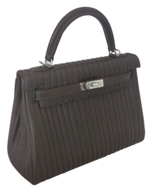 Hermes Mille Gateaux Kelly Swift 25 Dark Coffee
