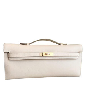 Hermes Kelly Cut Rouge H Cream